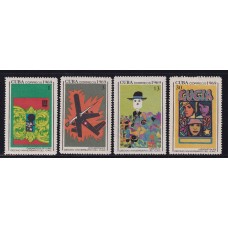 CUBA 1969 SERIE COMPLETA DE ESTAMPILLAS NUEVAS MINT PINTURAS FLORES